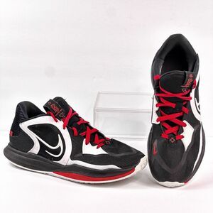 Nike Kyrie Low 5 Mens Basketball Shoes Size 10 Black Red White Dominoes DJ6012